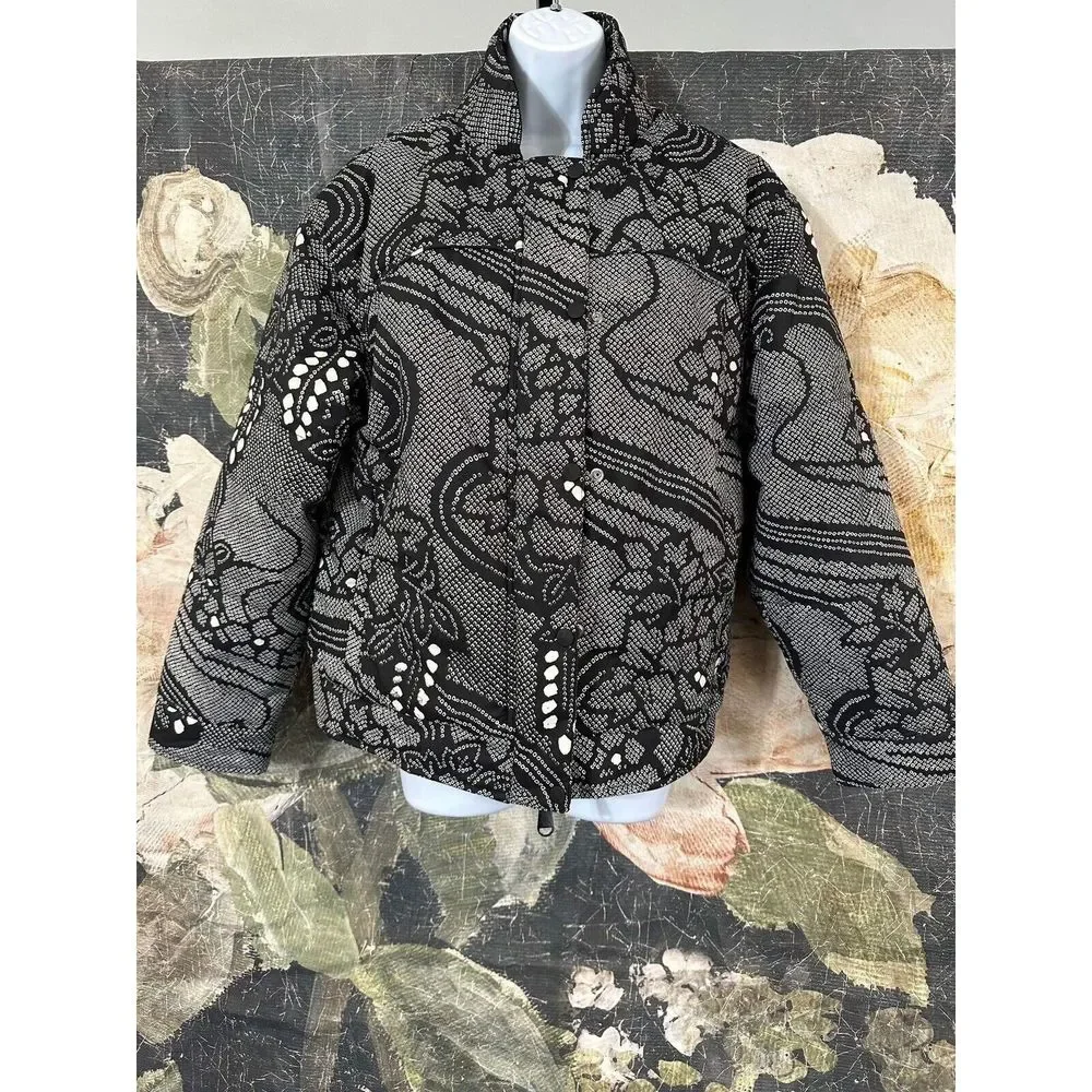 New Free People Bunny Slope printed puffer jacket by FP Movement Size Large